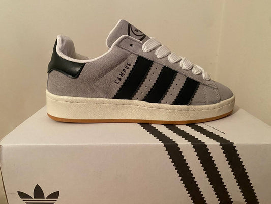 ADIDAS CAMPUS GRIS CON NEGRO