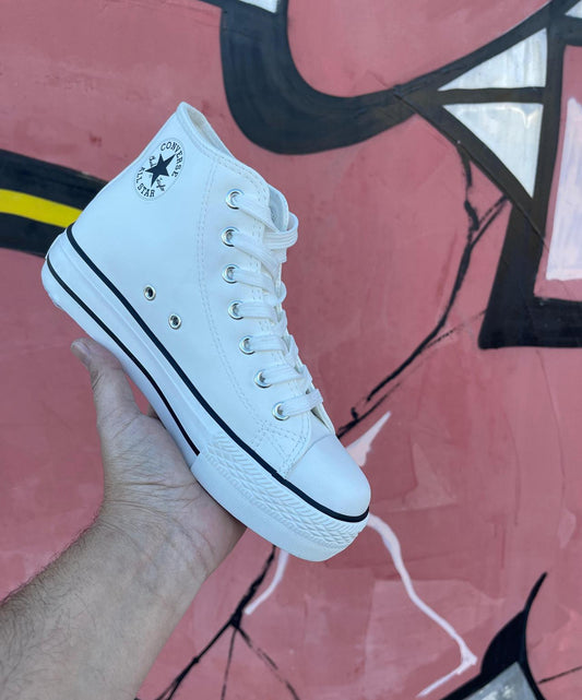 CONVERSE BLANCAS POLIPIEL