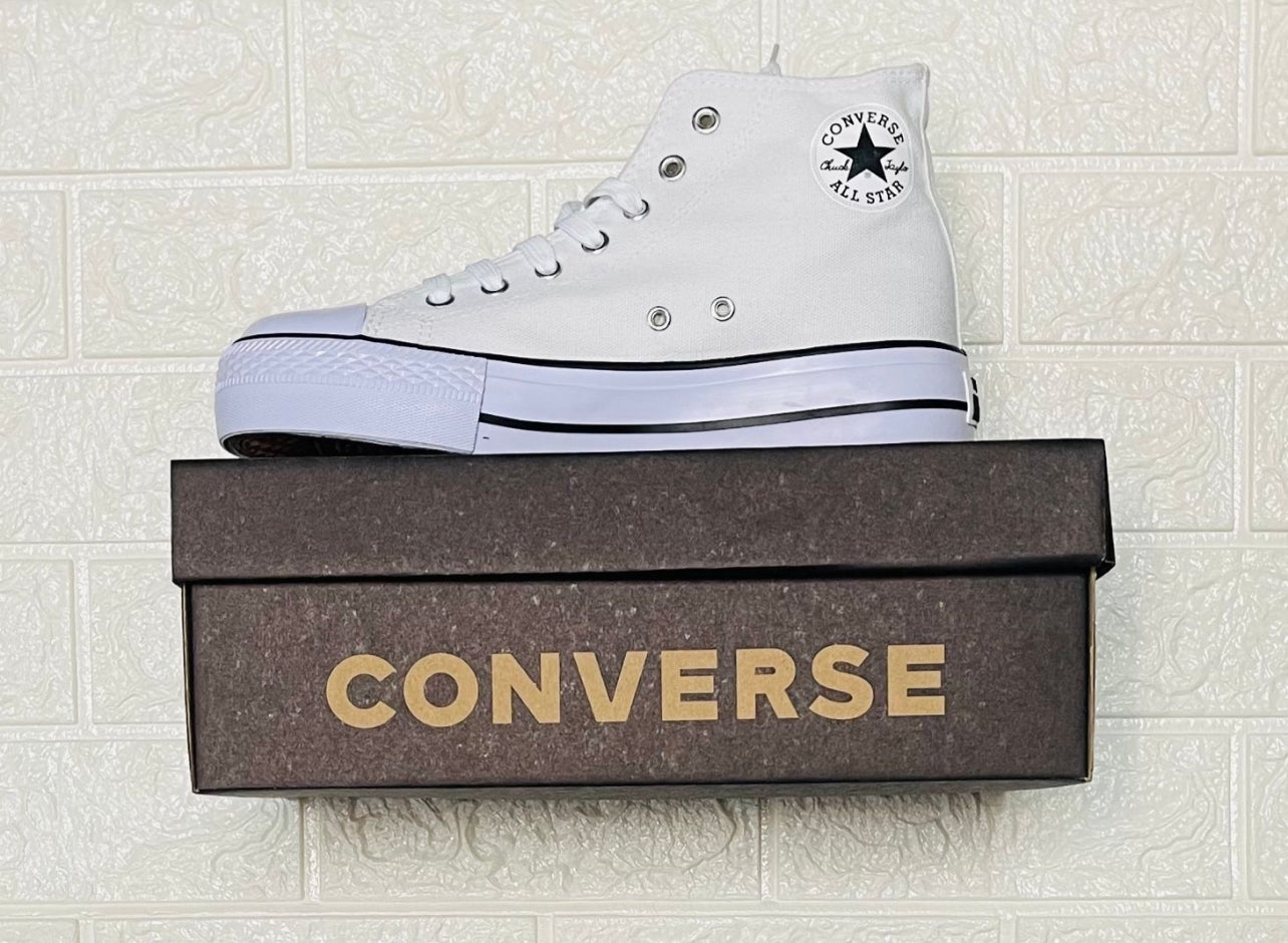 CONVERSE BLANCAS ALTAS