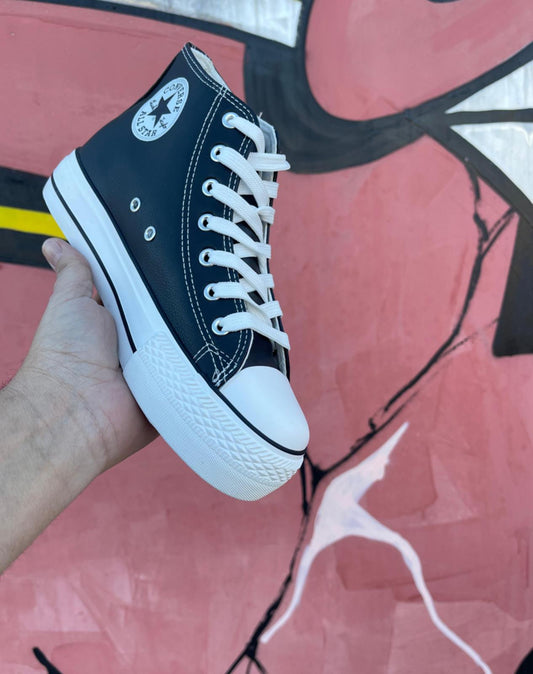 CONVERSE NEGRAS POLIPIEL