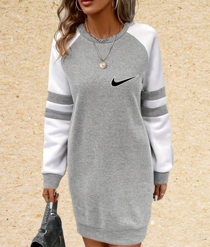 NIKE SUDADERA GRIS